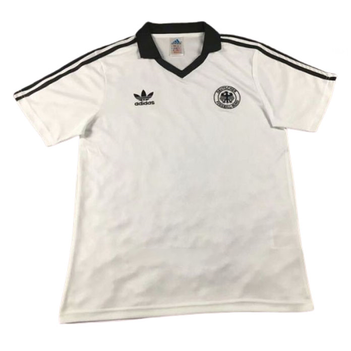 Tailandia Camiseta Alemania Replica Primera Ropa Retro 1980